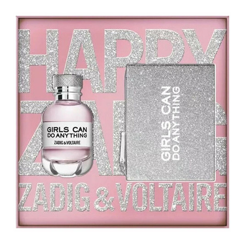 Zadig & Voltaire Girls Can Do Anything zestaw - woda perfumowana  50 ml + kosmetyczka