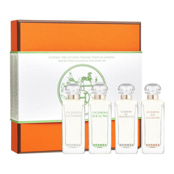 Hermes zestaw miniaturek - Jardins Sur La Lagune woda toaletowa   7,5ml + Monsieur Li woda toaletowa   7,5ml + Sur Le Nil woda toaletowa   7,5ml + Un Jardin a Cythere woda toaletowa   7,5ml