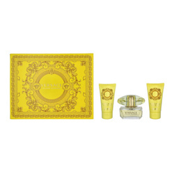 Versace Yellow Diamond zestaw - woda toaletowa  50 ml + balsam do ciała  50 ml + żel pod prysznic  50 ml