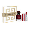 Givenchy L'Interdit Eau de Parfum Rouge zestaw - woda perfumowana 50 ml + Lipstick Le Rouge Deep Velvet 1,5 g - 37 Rouge Grainé