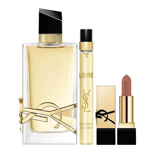 Yves Saint Laurent Libre zestaw - woda perfumowana  90 ml + woda perfumowana  10 ml + pomadka   1,3 g