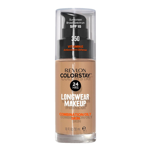 Revlon ColorStay with Pump podkład dla cery tłustej i mieszanej z pompką 30 ml - 350 Rich Tan