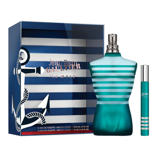 Jean Paul Gaultier Le Male  zestaw - woda toaletowa 200 ml + woda toaletowa  10 ml