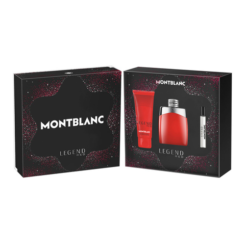 Montblanc Legend Red zestaw - woda perfumowana 100 ml + woda perfumowana   7,5 ml + żel pod prysznic 100 ml