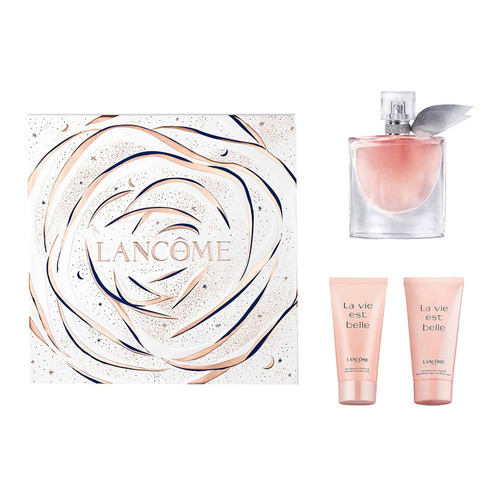 Lancome La Vie Est Belle zestaw - woda perfumowana  50 ml + balsam do ciała 50 ml + żel pod prysznic 50 ml