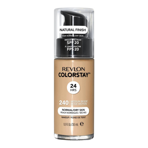 Revlon ColorStay with Pump podkład dla cery normalnej i suchej z pompką 30 ml - 240 Medium Beige