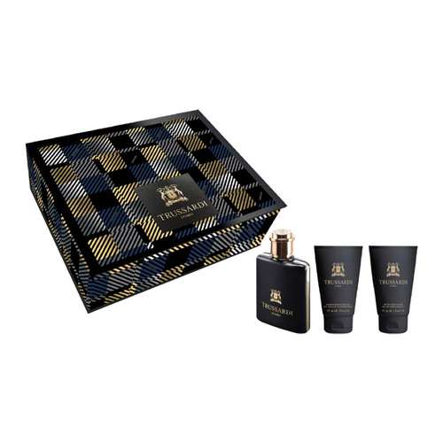 Trussardi Uomo  zestaw - woda toaletowa  50 ml + balsam po goleniu  30 ml + żel pod prysznic  30 ml