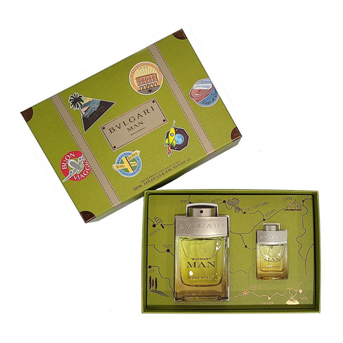Bvlgari Man Wood Neroli zestaw - woda perfumowana 100 ml + woda perfumowana  15 ml