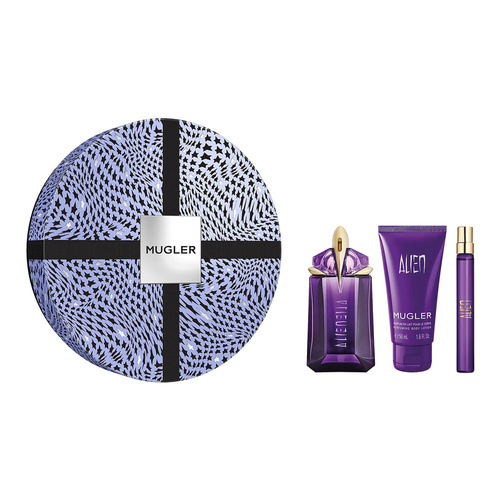 Mugler Alien zestaw - woda perfumowana  60 ml + woda perfumowana  10 ml + balsam do ciała  50 ml