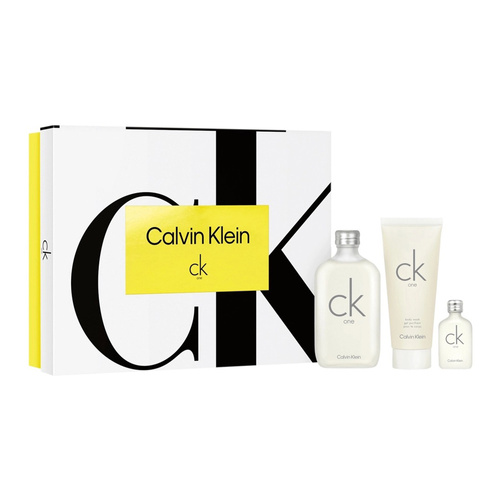 Calvin Klein ck one zestaw - woda toaletowa 100 ml + woda toaletowa 15 ml + żel pod prysznic 100 ml