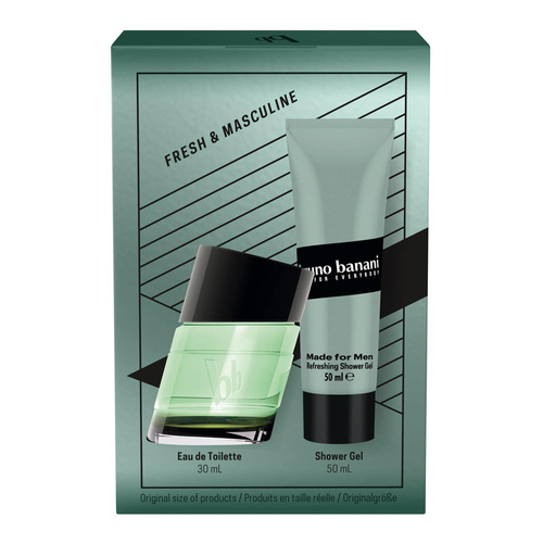 Bruno Banani Made for Men zestaw - woda toaletowa 30 ml + żel pod prysznic 50 ml