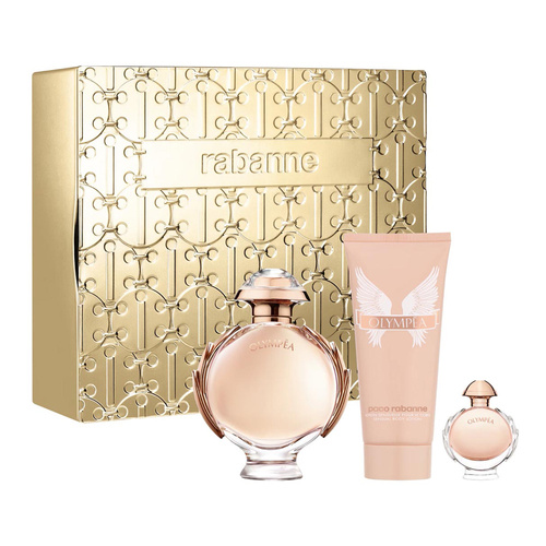 Paco Rabanne Olympea  zestaw - woda perfumowana  80 ml + woda perfumowana  6 ml + balsam 100 ml