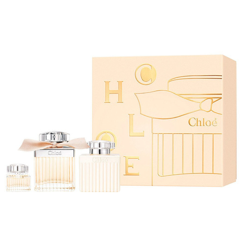 Chloe Eau de Parfum zestaw - woda perfumowana  75 ml + balsam do ciała 100 ml + woda perfumowana 5 ml