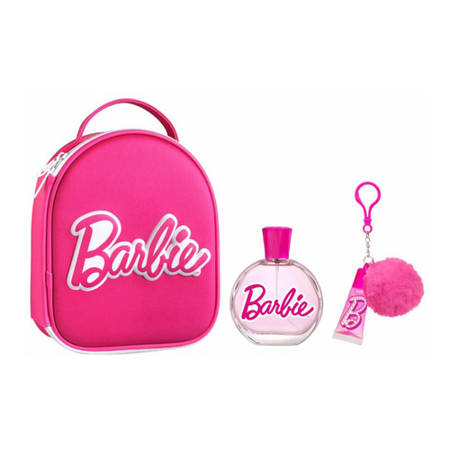 Air-Val Barbie Zestaw - woda toaletowa 100 ml + torebka + błyszczyk do ust  30 ml