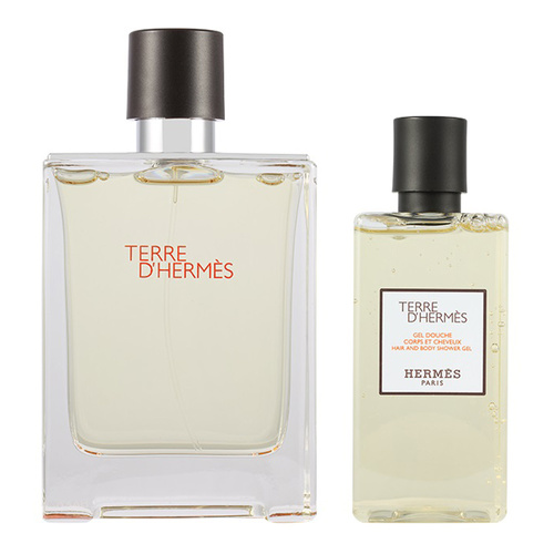 Hermes Terre d'Hermes  zestaw - woda toaletowa  50 ml + żel pod prysznic  40 ml