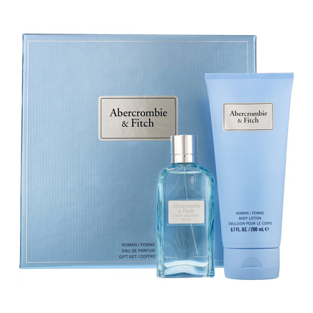 abercrombie & fitch first instinct blue woman woda perfumowana 50 ml   zestaw  