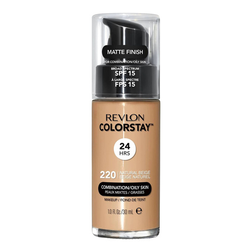 Revlon ColorStay with Pump podkład dla cery tłustej i mieszanej z pompką 30 ml - 220 Natural Beige