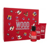 Dsquared2 Red Wood zestaw - woda toaletowa  50 ml + balsam do ciała  50 ml + żel pod prysznic  50 ml
