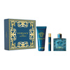 Versace Eros Men zestaw - woda toaletowa 100 ml + woda toaletowa  10 ml + żel pod prysznic 150 ml