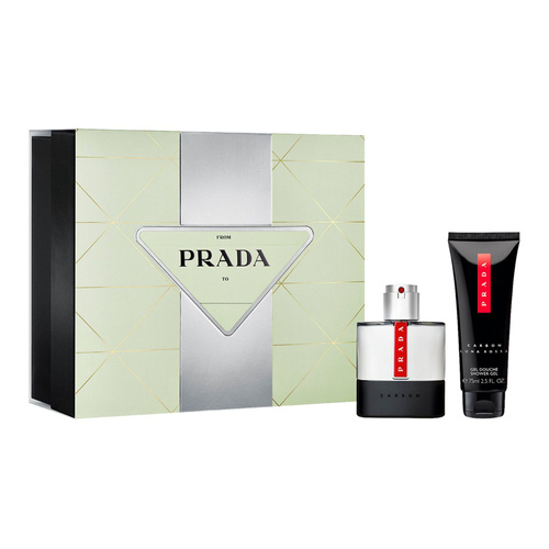 Prada Luna Rossa Carbon zestaw - woda toaletowa  50 ml + żel pod prysznic  75 ml