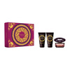Versace Crystal Noir  zestaw - woda toaletowa  50 ml + balsam do ciała  50 ml + żel pod prysznic  50 ml