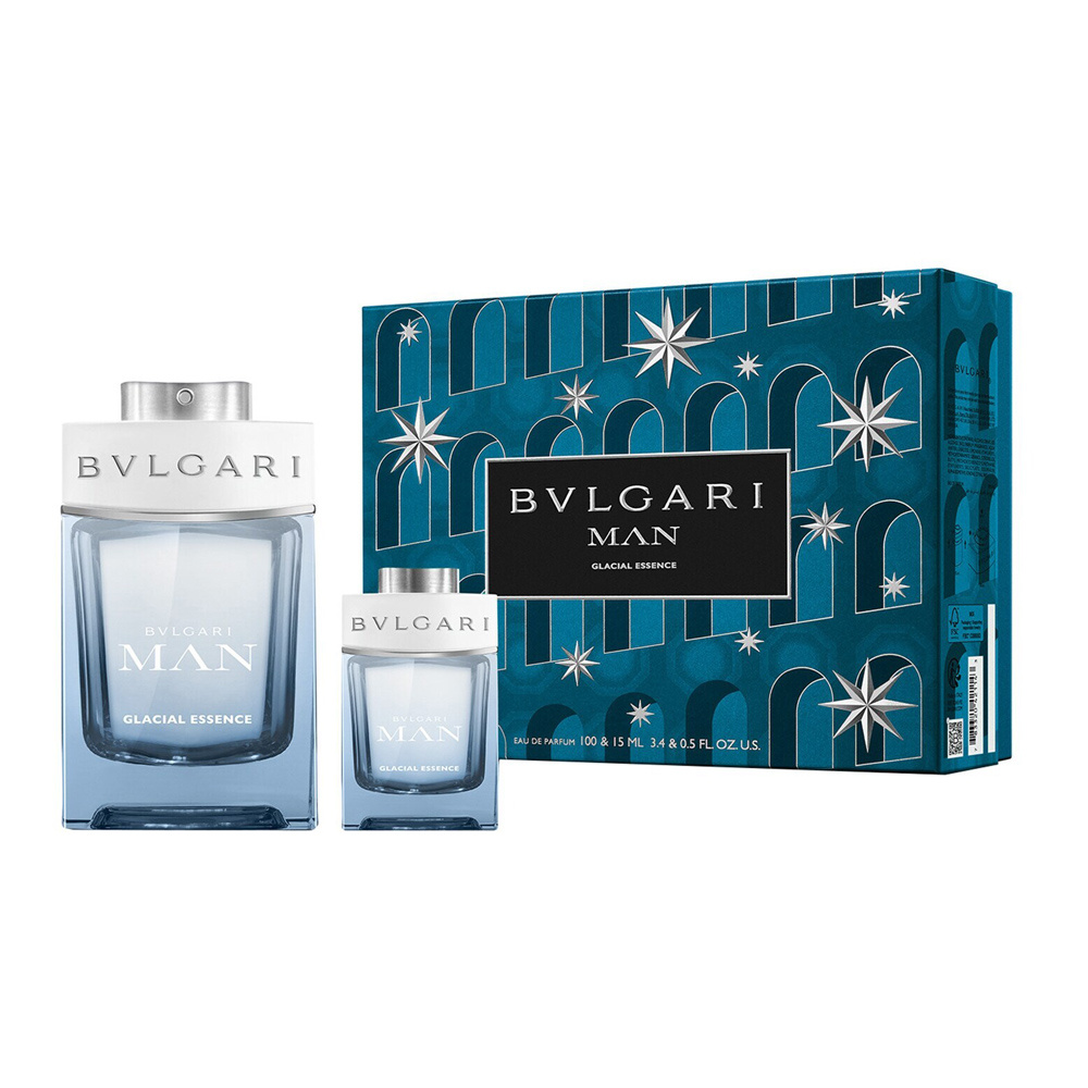 bvlgari bvlgari man glacial essence woda perfumowana 100 ml   zestaw 