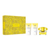 Versace Yellow Diamond zestaw - woda toaletowa  50 ml + balsam do ciała  50 ml + żel pod prysznic 50 ml