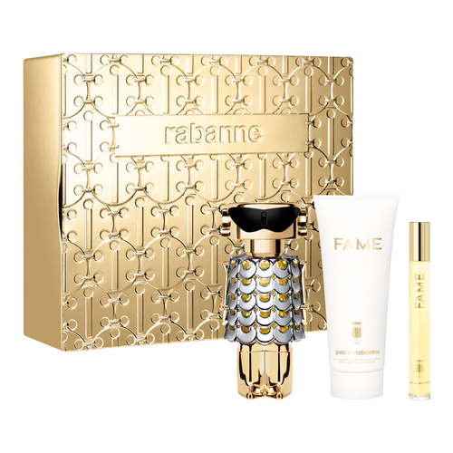 Paco Rabanne Fame zestaw - woda perfumowana  80 ml + woda perfumowana  10 ml + balsam do ciała 100 ml