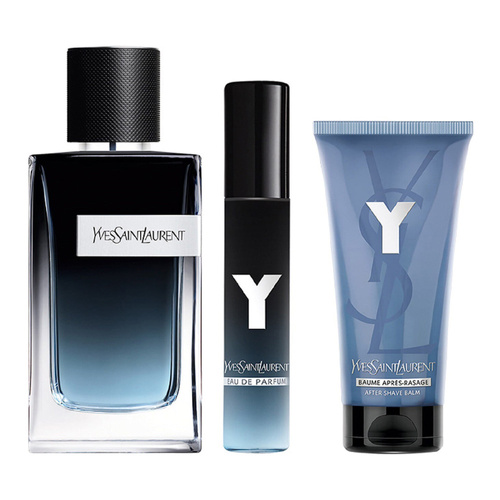 Yves Saint Laurent Y Eau de Parfum zestaw - woda perfumowana 100 ml + woda perfumowana  10 ml + balsam po goleniu  50 ml