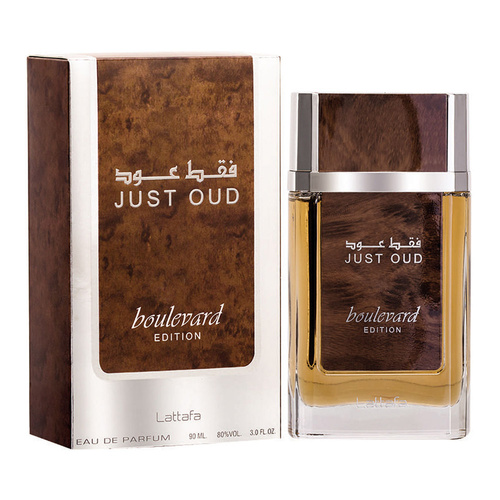 Lattafa Just Oud Boulevard Edition woda perfumowana 90 ml