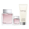 Calvin Klein Euphoria Men  zestaw - woda toaletowa 100 ml + woda toaletowa  15 ml + balsam po goleniu 100 ml