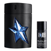 Mugler A Men zestaw - woda toaletowa 100 ml Rubber + dezodorant sztyft  20 ml OUTLET