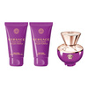 Versace Pour Femme Dylan Purple  zestaw - woda perfumowana  50 ml + balsam do ciała  50 ml + żel pod prysznic  50 ml