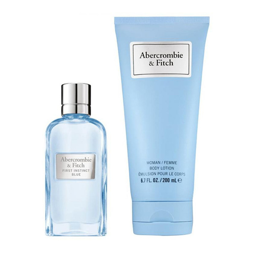 Abercrombie & Fitch First Instinct Blue woman  zestaw - woda perfumowana  50 ml + balsam do ciała 200 ml OUTLET