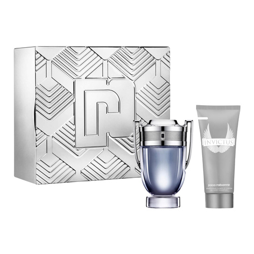 Paco Rabanne Invictus  zestaw - woda toaletowa 100 ml + żel pod prysznic 100 ml