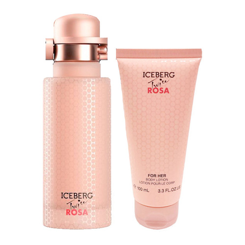 Iceberg Twice Rosa For Her zestaw - woda toaletowa 125 ml + balsam do ciała 100 ml