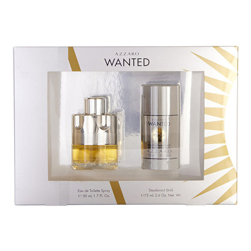 Azzaro Wanted zestaw - woda toaletowa  50 ml + dezodorant sztyft  75 ml