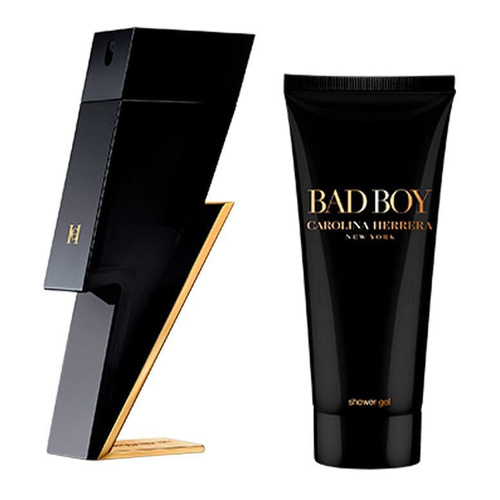 Carolina Herrera Bad Boy  zestaw - woda toaletowa 100 ml + żel pod prysznic 100 ml