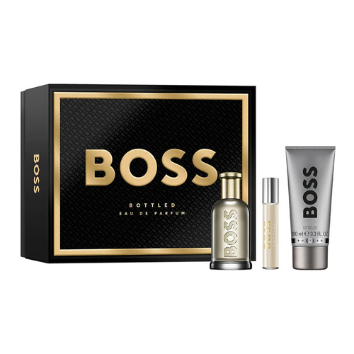 Hugo Boss Boss Bottled Eau de Parfum zestaw - woda perfumowana 100 ml + woda perfumowana 10 ml + żel pod prysznic 100 ml