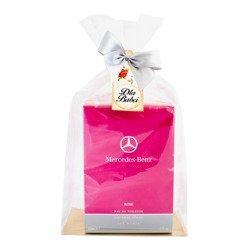 Torebka celofanowa z kokardką i zawieszką Dla Babci