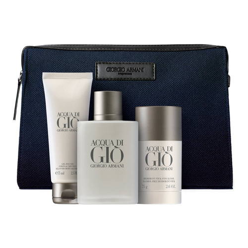 Giorgio Armani Acqua di Gio pour Homme  zestaw - woda toaletowa 100 ml + dezodorant sztyft  75 g + żel pod prysznic  75 ml