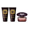 Versace Crystal Noir  zestaw - woda toaletowa  50 ml + balsam do ciała  50 ml + żel pod prysznic  50 ml