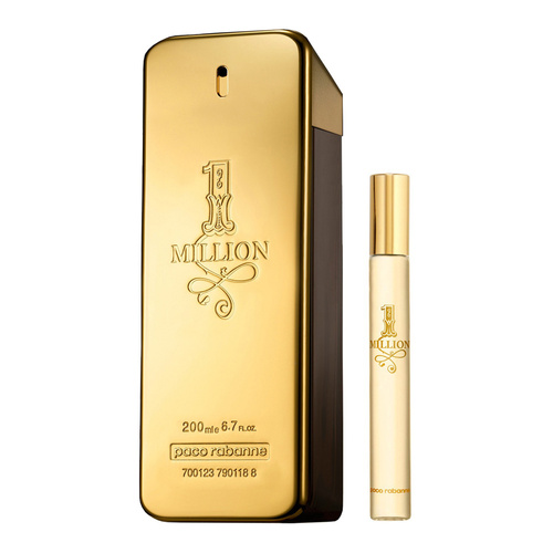 Paco Rabanne 1 Million  zestaw - woda toaletowa 200 ml + woda toaletowa  10 ml