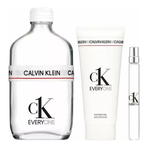 Calvin Klein ck Everyone zestaw - woda toaletowa 100 ml + woda toaletowa  10 ml + żel pod prysznic 100 ml