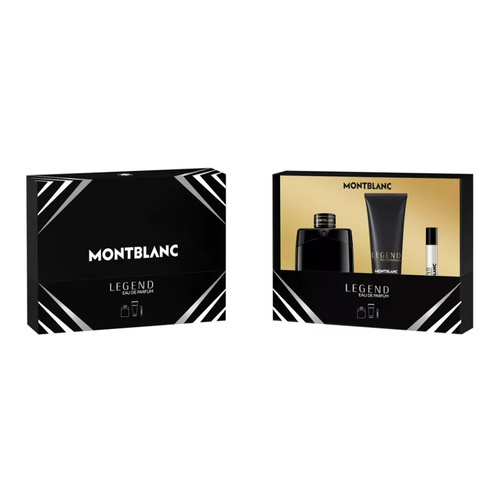 Montblanc Legend Eau de Parfum zestaw - woda perfumowana 100 ml + woda perfumowana 7,5 ml + żel pod prysznic 100 ml