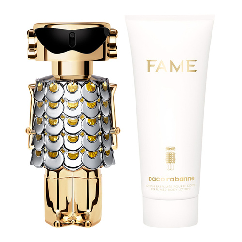 Paco Rabanne Fame zestaw - woda perfumowana  80 ml + balsam do ciała 100 ml