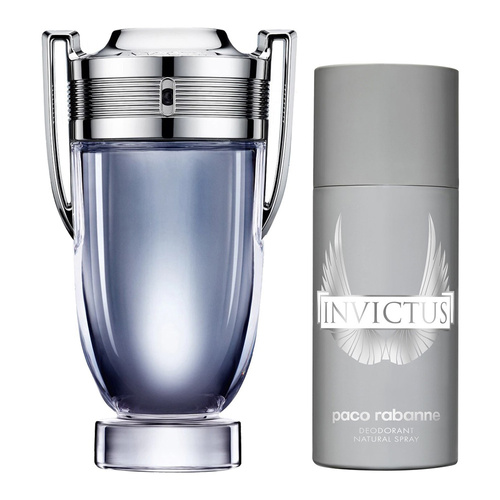 Paco Rabanne Invictus zestaw - woda toaletowa 200 ml + dezodorant spray 150 ml