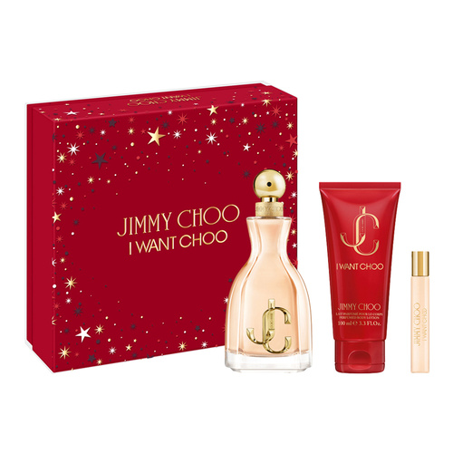 Jimmy Choo I Want Choo zestaw - woda perfumowana 100 ml + woda perfumowana   7,5 ml + balsam do ciała 100 ml