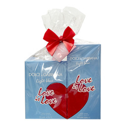 Torebka celofanowa z kokardką i bilecikiem "Dla mojej Walentynki"