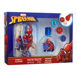 Air-Val Spiderman Zestaw - woda toaletowa  50 ml + pinball game + stemple